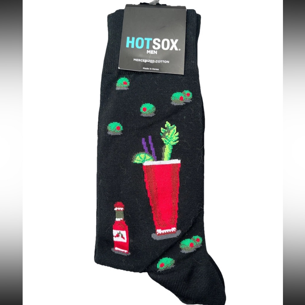 Hot Sox Bloody Mary Print Men’s Size 10-13